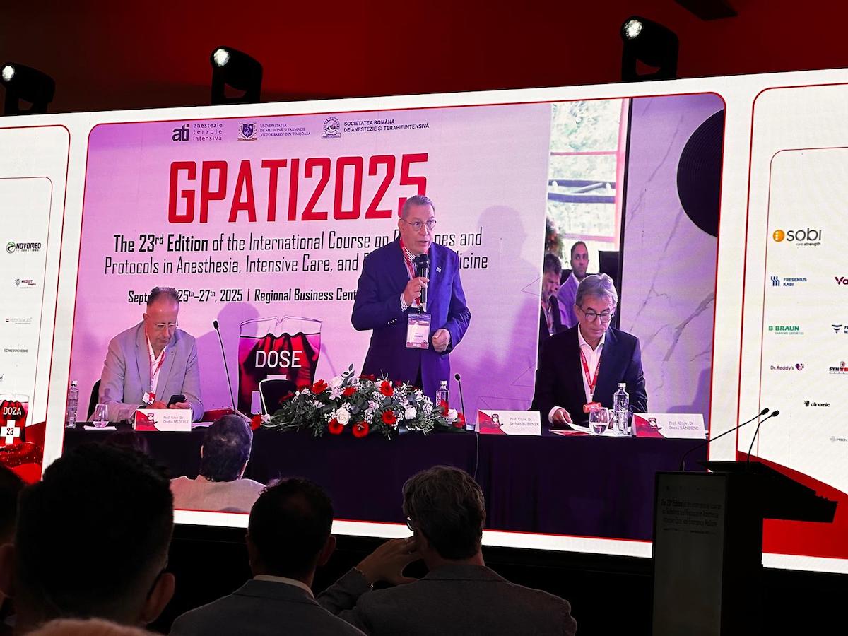 Consilierul județean Cotizo Draia a participat la Cursul Internațional de Ghiduri și Protocoale de Anestezie, Terapie Intensivă și Medicină de Urgență
