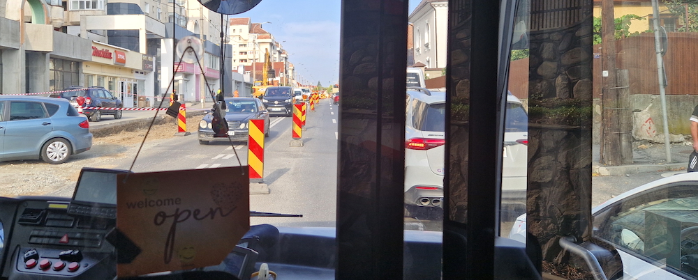 Traficul în Sibiu la început de an școlar: Șantierul de pe Calea Dumbrăvii se închide, pe Șoseaua Alba Iulia se restrânge