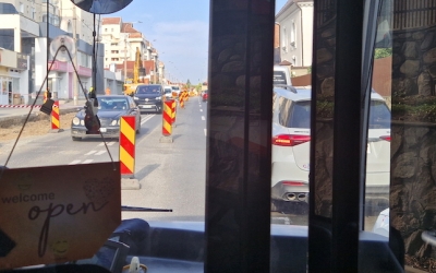 Traficul în Sibiu la început de an școlar: Șantierul de pe Calea Dumbrăvii se închide, pe Șoseaua Alba Iulia se restrânge