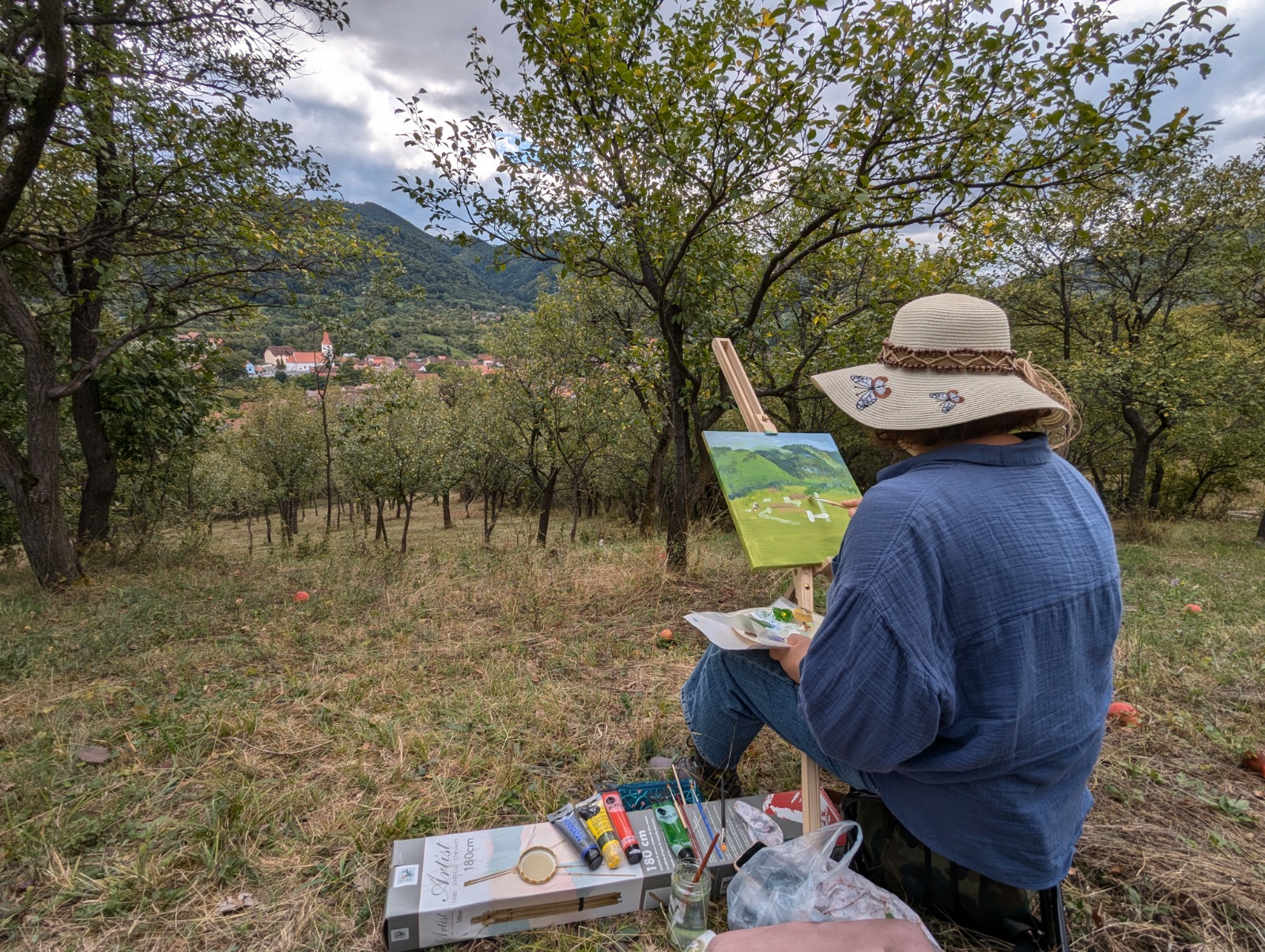 Atelier de pictură  gratuit, duminică, la Cașolț. „Arta nu are vârstă, iar noi propunem, pe lângă hrănirea acestei pasiuni, o zi de relaxare în natură”