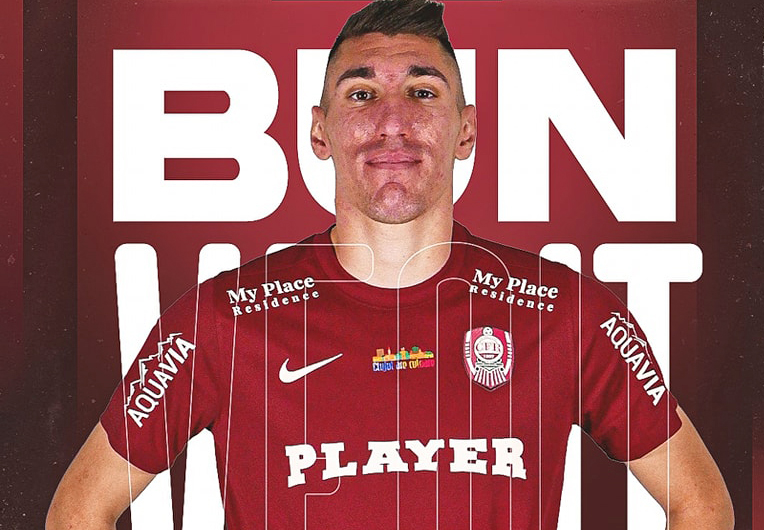 Actualizare Marko Gjorgjievski, de la CFR Cluj, a semnat cu FC Hermannstadt