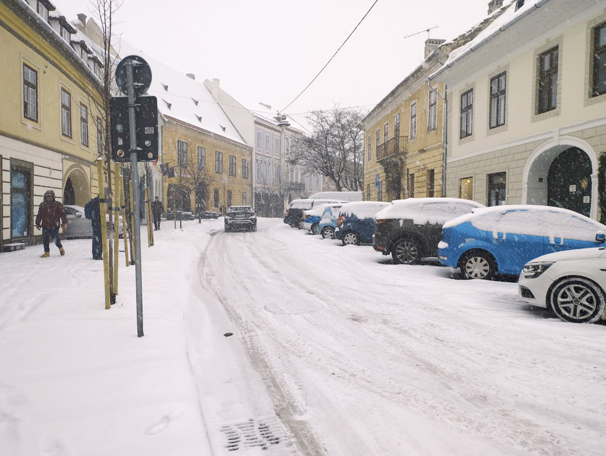 Vremea continuă să se încălzească. Maximă de 4 grade Celsius, joi, în municipiul Sibiu