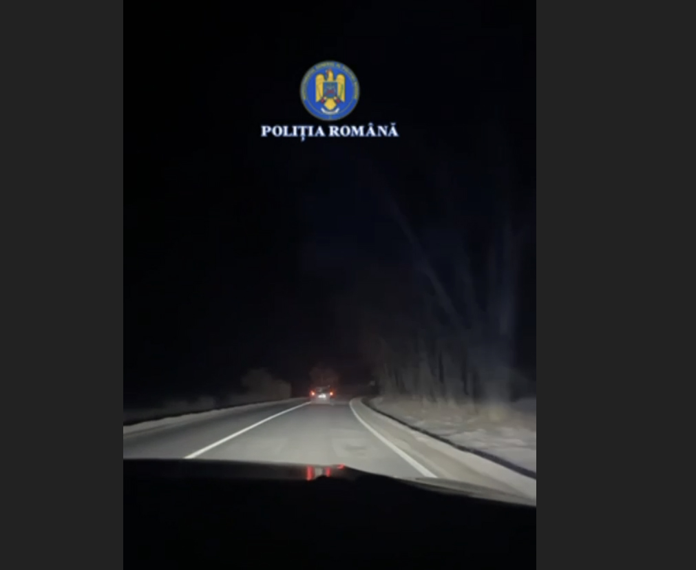 Un băiat de 12 ani, prins conducând o mașină furată din Sibiu până în Arad