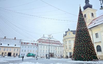 Fenomenul de inversiune termică: „Deja vine un aer mai cald, de sus”. Cu şapte grade mai cald în vârful munţilor, decât în Sibiu