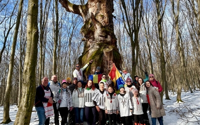 Actualizare video. Hora Unirii lângă stejarul lui Mihai Viteazul. „A fost un moment extraordinar, pe care ni-l vom aminti cu plăcere”