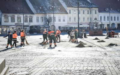 92 de milioane de lei: Primăria Sibiu a scos la licitație curățenia și deszăpezirea în oraș pentru următorii patru ani