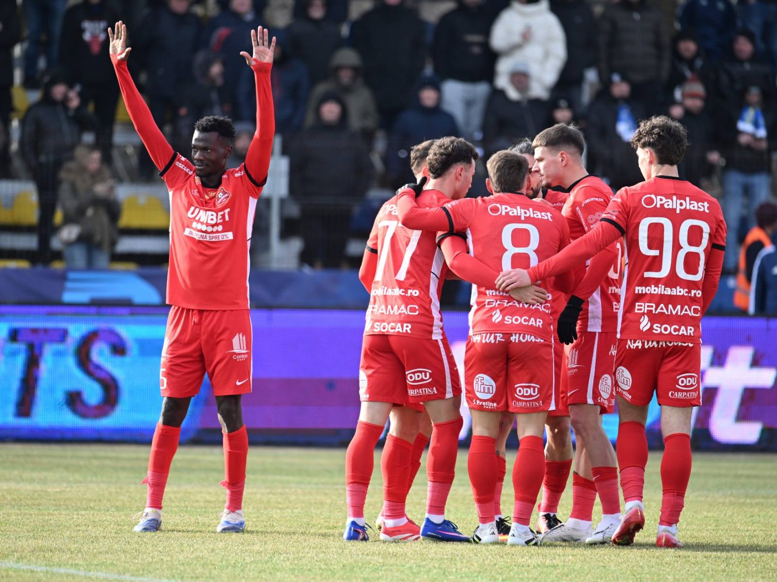 3 goluri în 7 minute: FC Hermannstadt a învins Unirea Slobozia cu 3 la 2. Dorinel Munteanu: „Eu cred că am depășit acea stare de blocaj”