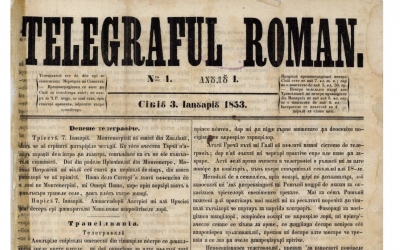 173 de ani de la primul număr din Telegraful Român. Ce apare în ziar: explicația numelui, turcii atacă Bosnia, chinezii din SUA și mulțumiri imperiului