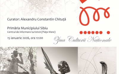 De Ziua Culturii Naționale, Sibiul va găzdui expoziția „TREI” a artiștilor Dragoș Pătrașcu, Sorin Purcaru și Adrian Stoleriu