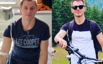 S-au strâns banii pentru tratamentul lui Lucian Schiau, sibianul diagnosticat cu scleroză multiplă. Urmează viza și clinica din Moscova: „Fiecare gest a contat”