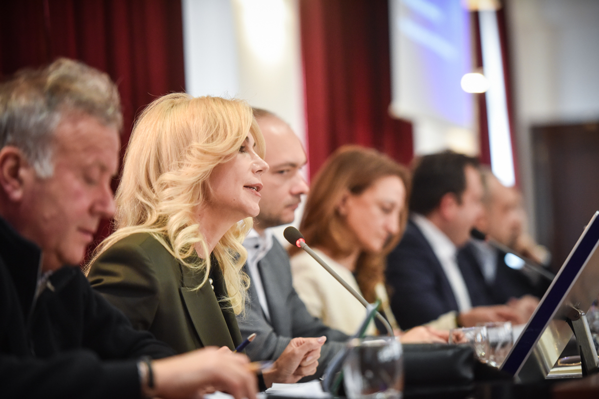 Noul spital județean. Flashmobul AUR a fost în aula de la ”Medicină”, nu în Piața Mare