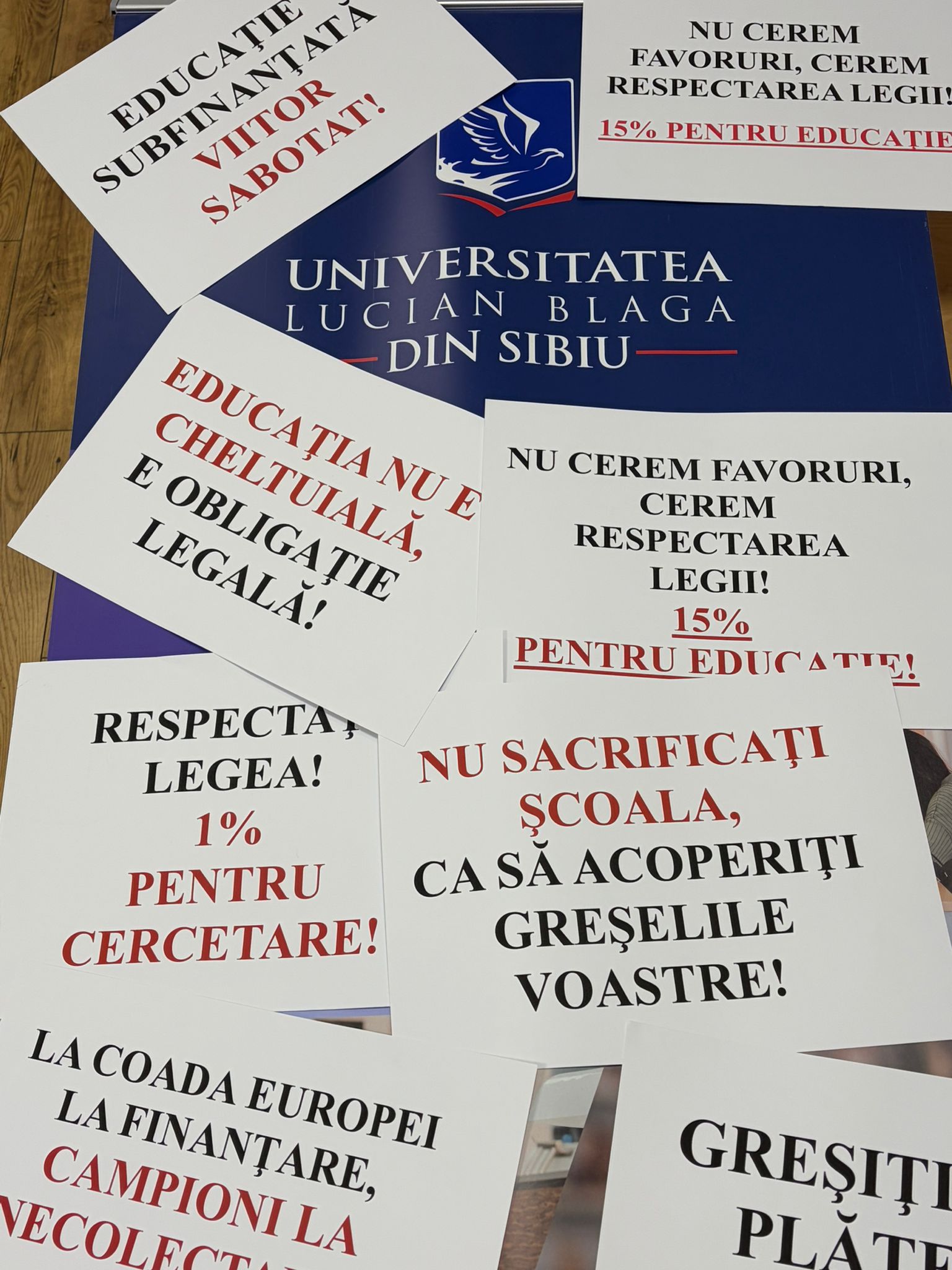 Memoriul pe care profesorii de la ULBS îl vor înmâna azi prefectului: „Universitatea, victima colaterală a unor politici fiscale greșite. Parlamentarii sibieni să își asume responsabilitatea”