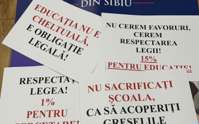Memoriul pe care profesorii de la ULBS îl vor înmâna azi prefectului: „Universitatea, victima colaterală a unor politici fiscale greșite. Parlamentarii sibieni să își asume responsabilitatea”