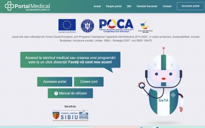 CJ Sibiu anunță noi funcționalități în Portalul Medical. Platforma are 21 de mii de utilizatori