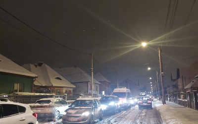 10 sancțiuni contravenționale, în ultimele 3 luni, pentru șoferii care nu aveau anvelope de iarnă