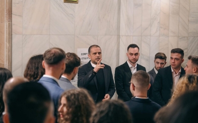 Bogdan Trif: Tinerii social-democrați din Sibiu au intrat în Parlament