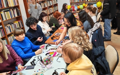 Activitate dedicată integrării migranților, organizată la Filiala Bâlea A Bibliotecii Astra în cadrul proiectului european LiBri