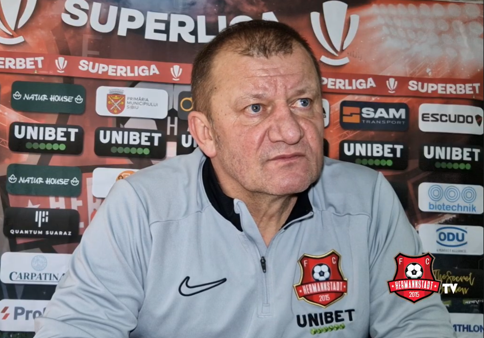 FC Hermannstadt se pregătește de al treilea meci în ultima săptămână. Munteanu: „Mi-aș dori să avem un arbitraj echidistant”
