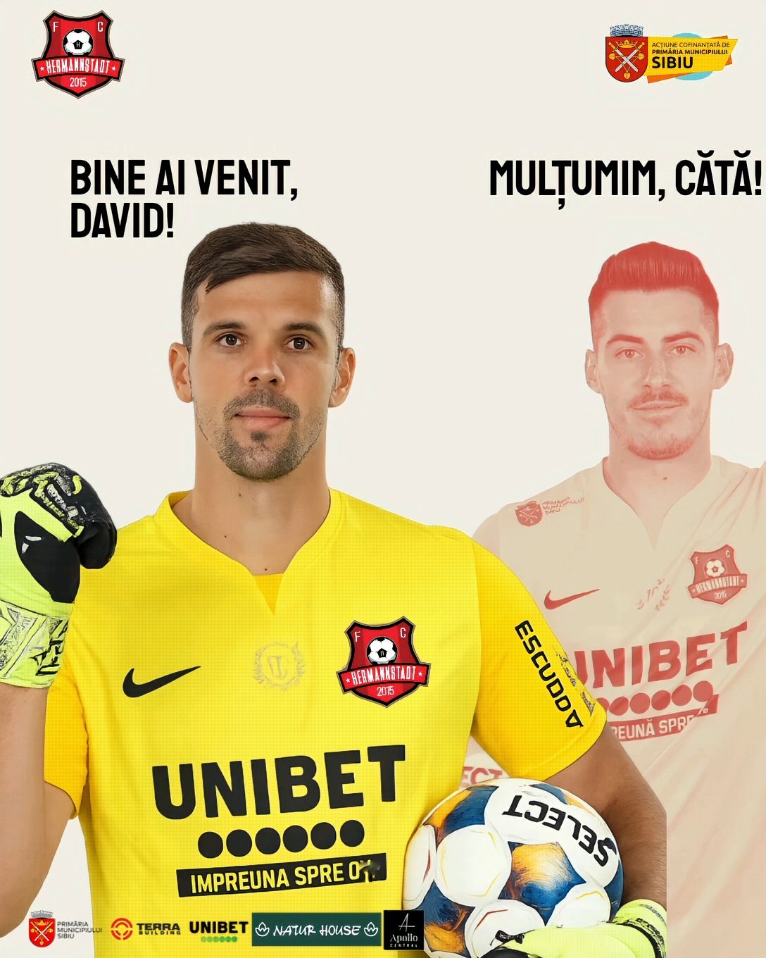 FC Hermannstadt a făcut schimb de portari cu FC Argeș