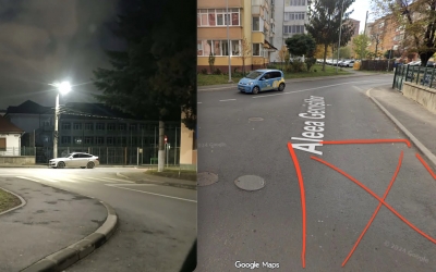 Sesizările unui sibian au dat roade: Primăria obligă Poliția locală să-i amendeze pe cei care parchează într-o intersecție