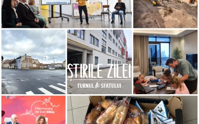 Rezumatul zilei: în sfârșit discuții despre „laptele și cornul”,  elevi sibieni rămași în Dubai, încă o dezbatere pentru PUG, iar 9 locuri de parcare au devenit subiect de știre