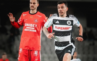 FC Hermannstadt a fost eliminată din Cupa României. A pierdut în sferturi cu 2-1 de la U Cluj