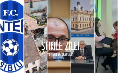 Știrile zilei - 3 martie: Reînvie Inter Sibiu * Porr și Terra Building vor asfaltul Sibiului * Concluzii finale în procesul Iordănescu * USR cere scoaterea „păcănelelor” din cartiere * Tinerii părinți, așteptați la bibliotecă