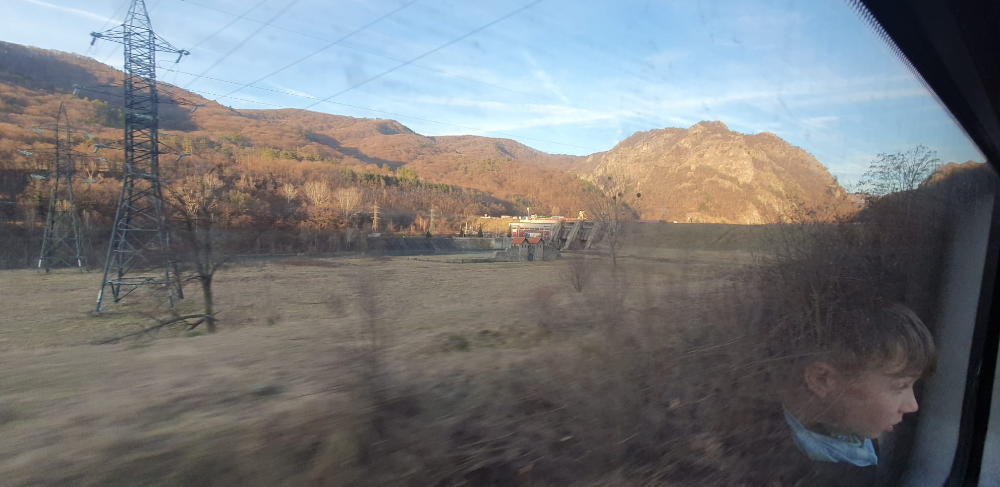 valea oltului din tren