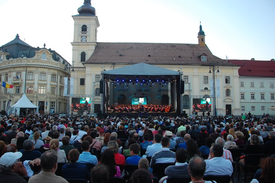 Filarmonica de Stat Sibiu are cele mai multe proiecte pe Agenda culturală a Sibiului. Sursa foto: arhiva turnulsfatului.ro