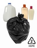 2 plastic hdpe