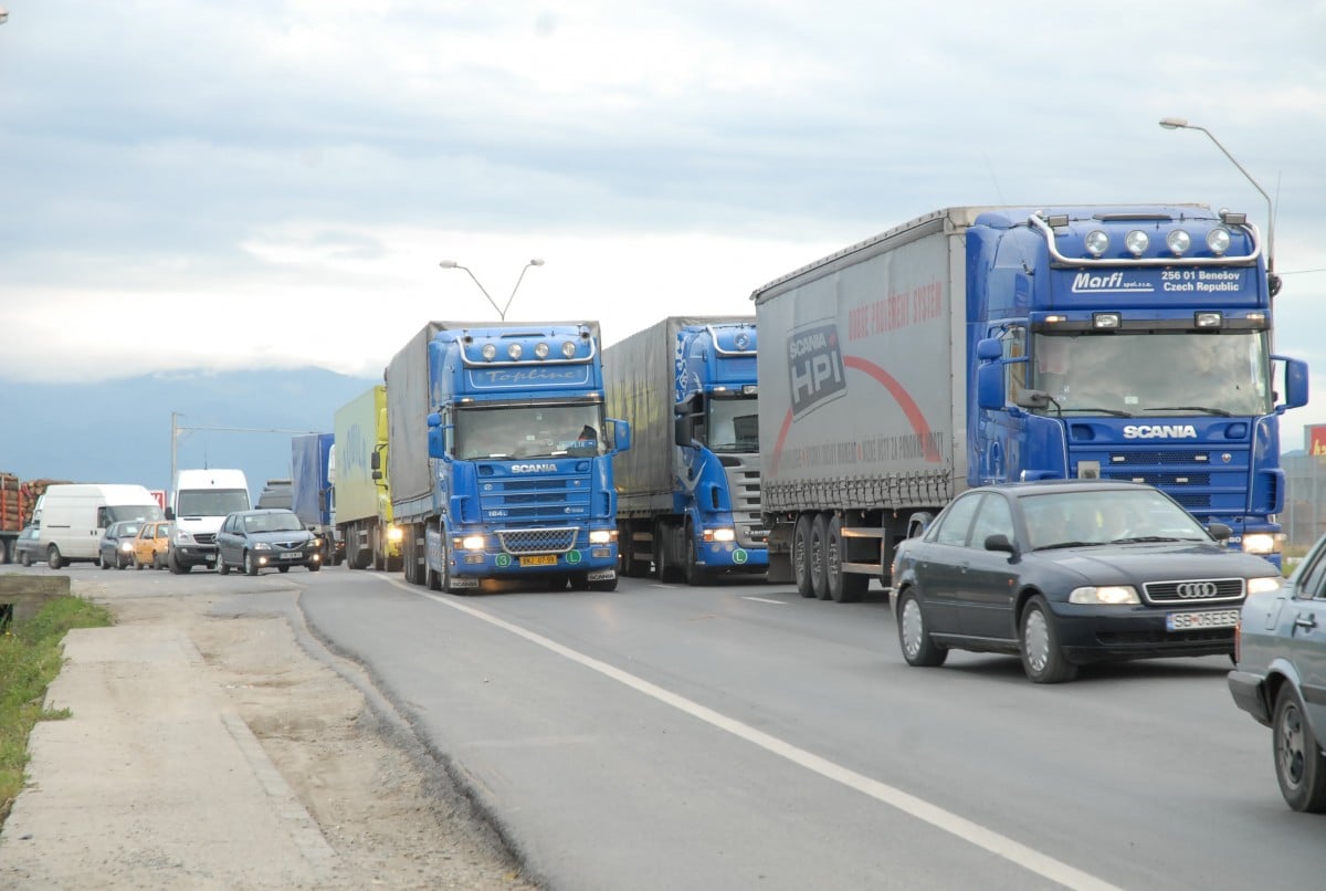 Transportatorii spun că au pierderi mari din cauza felului în care funcționează noua platformă.
Foto: Arhiva turnulsfatului.ro
