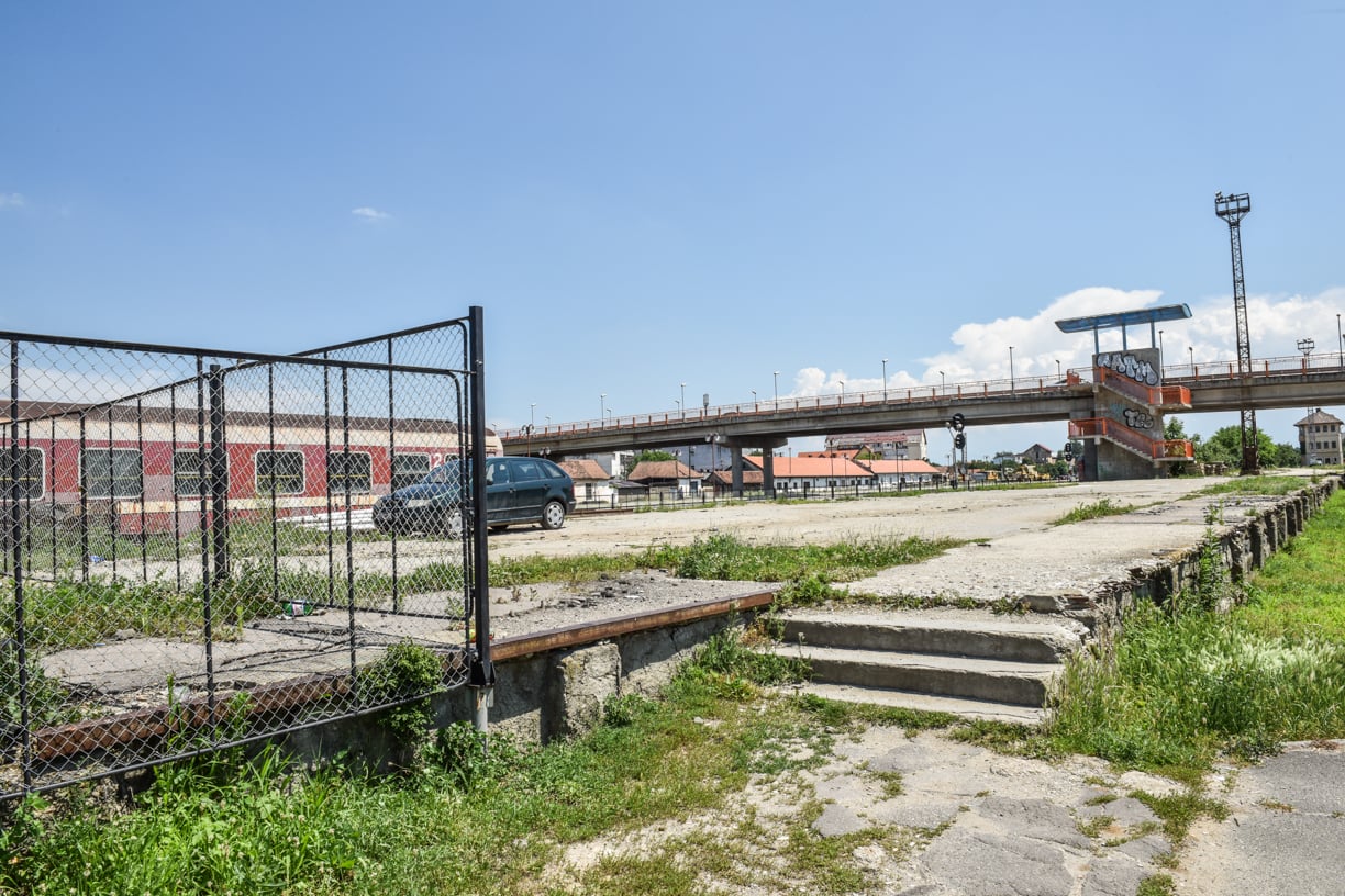 Gara CFR Sibiu: după 70 de ani, platforma X va fi demolată și înlocuită cu spații verzi și lizieră de brazi