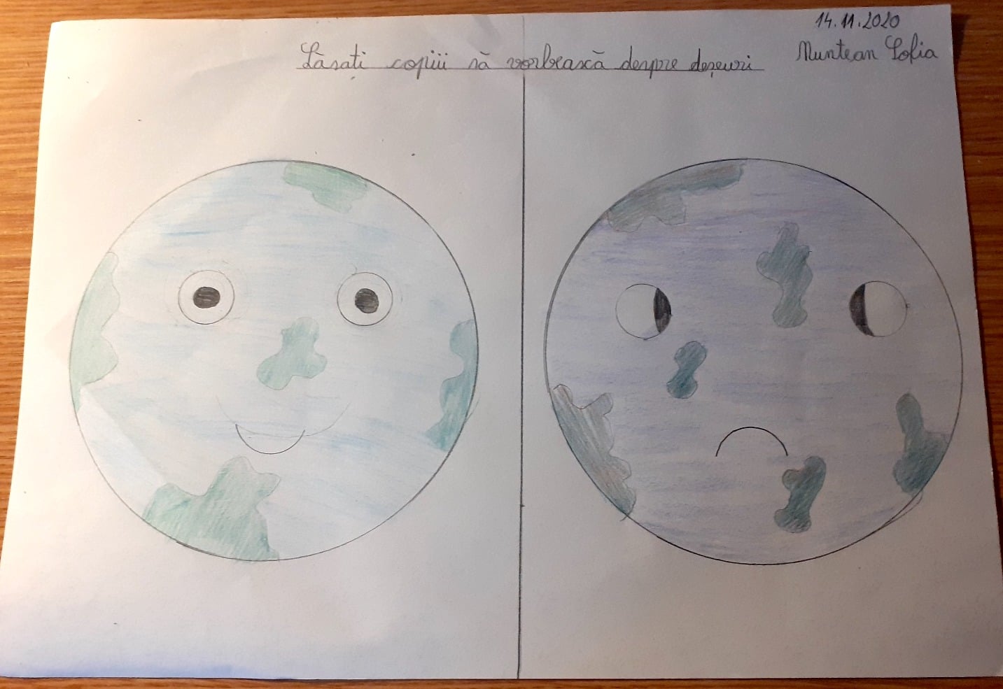FOTO Lăsați elevii Sibiului să vă vorbească despre deșeuri. Și priviți-le desenele!