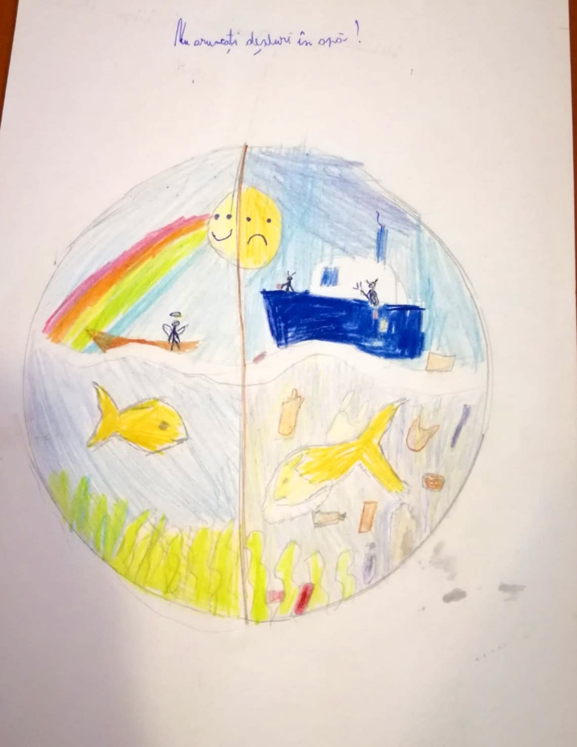 FOTO Lăsați elevii Sibiului să vă vorbească despre deșeuri. Și priviți-le desenele!