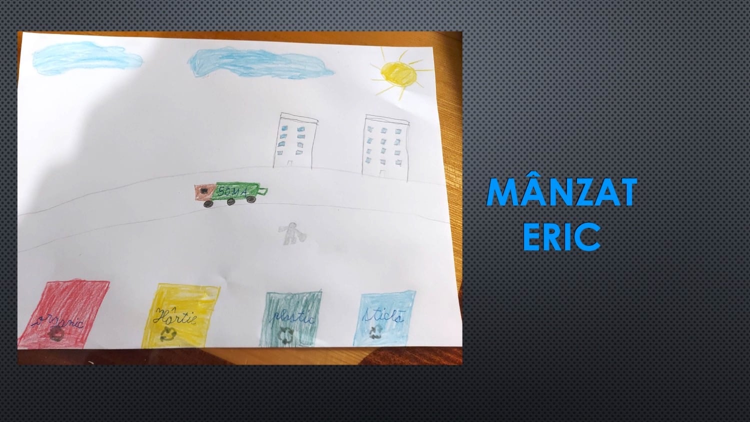 FOTO Lăsați elevii Sibiului să vă vorbească despre deșeuri. Și priviți-le desenele!