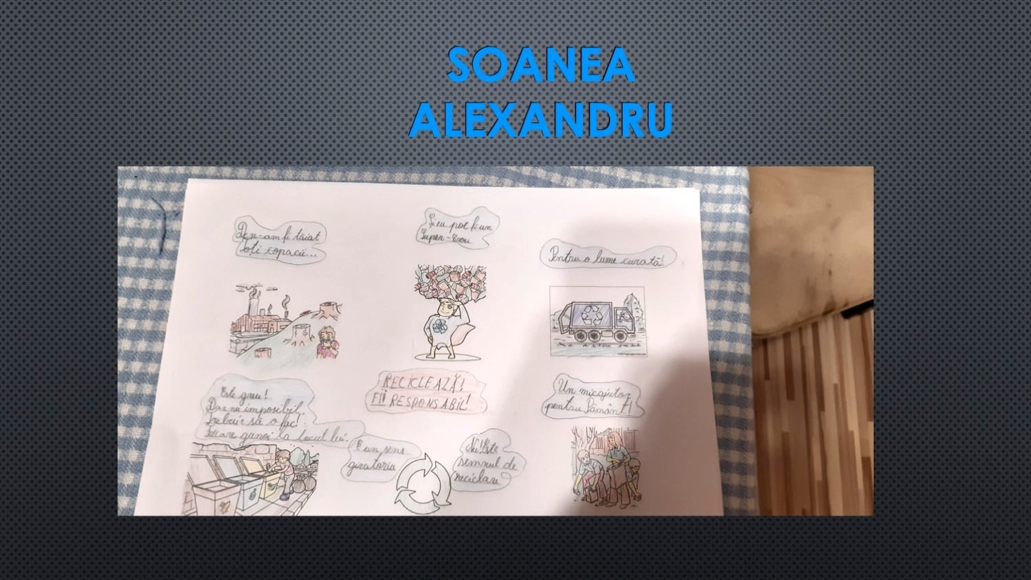 FOTO Lăsați elevii Sibiului să vă vorbească despre deșeuri. Și priviți-le desenele!
