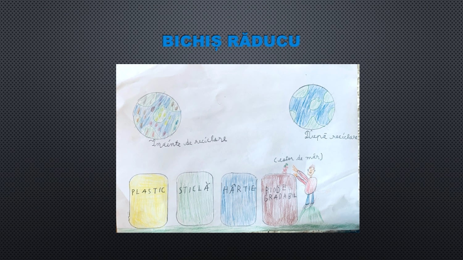 FOTO Lăsați elevii Sibiului să vă vorbească despre deșeuri. Și priviți-le desenele!