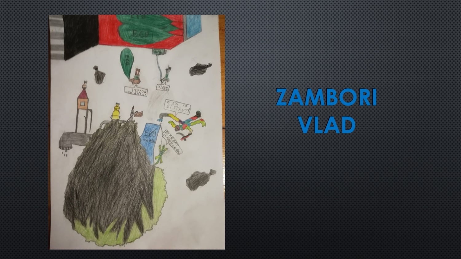 FOTO Lăsați elevii Sibiului să vă vorbească despre deșeuri. Și priviți-le desenele!