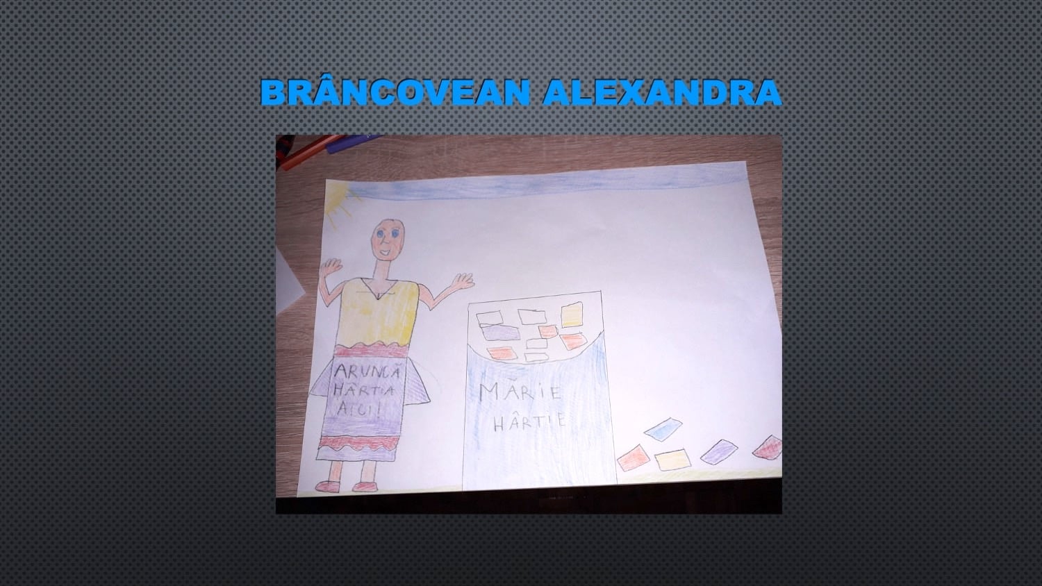 FOTO Lăsați elevii Sibiului să vă vorbească despre deșeuri. Și priviți-le desenele!