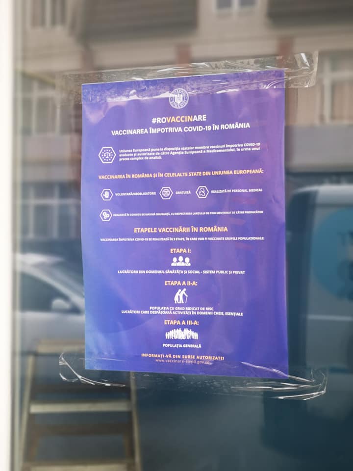 FOTO Primele imagini dintr-un centru de vaccinare în masă din Sibiu