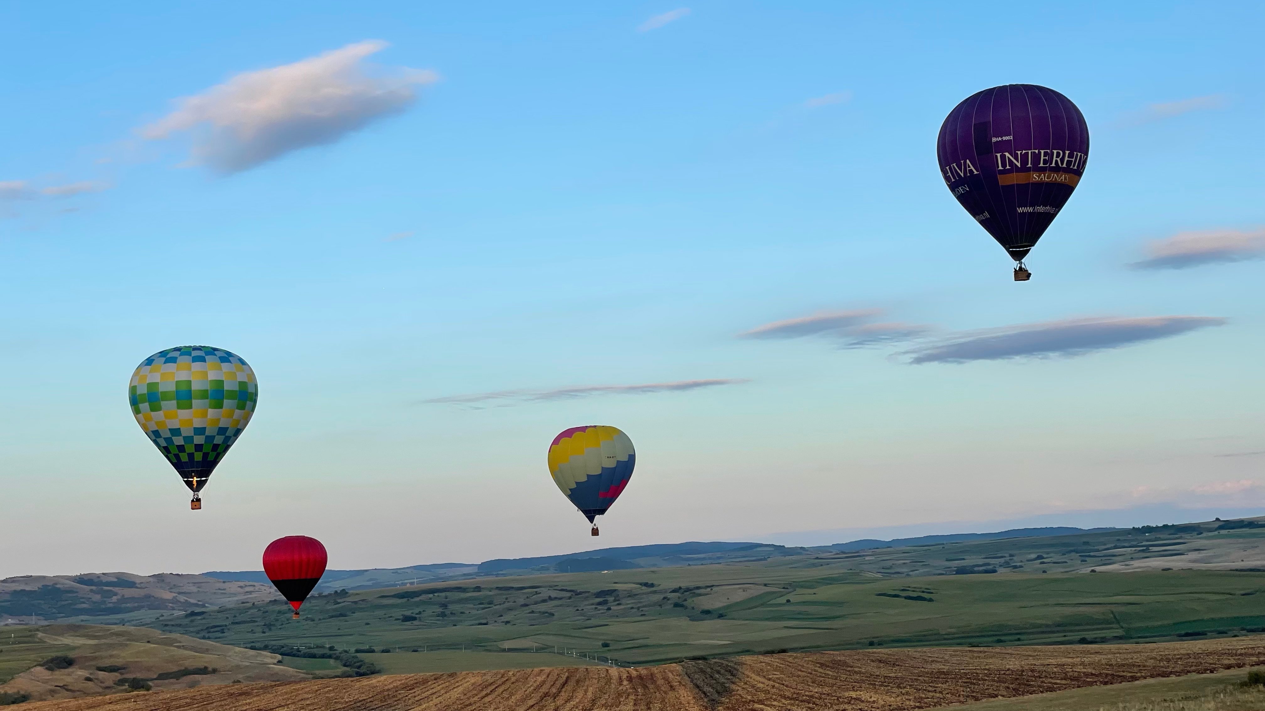 Video – Sibiul de la 1000 de metri altitudine. 30 de minute de poveste în balon