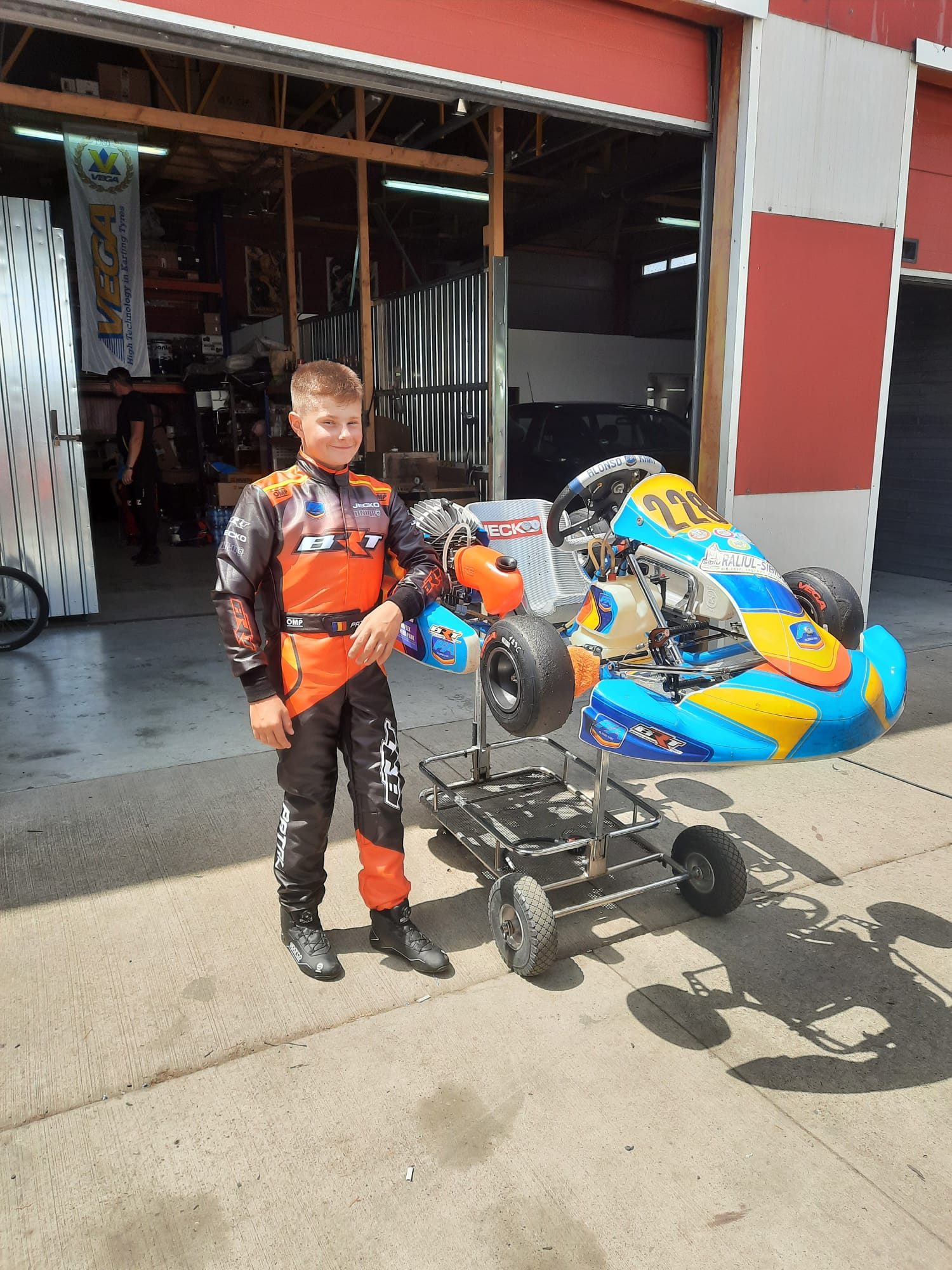 La doar 12 ani, sibianul Mircea Marco Pătru a câștigat Cupa României și este multiplu vicecampion național la Karting