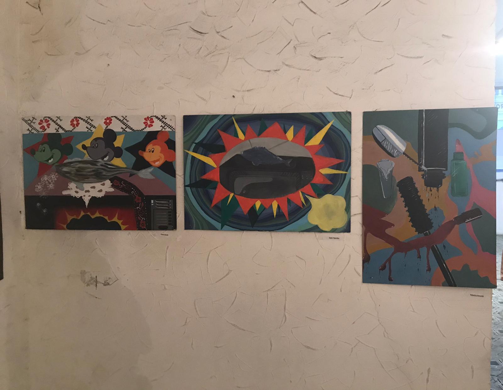Elevii de la Liceul de Artă din Sibiu au expus pentru prima dată lucrări la Noaptea Albă a Galeriilor