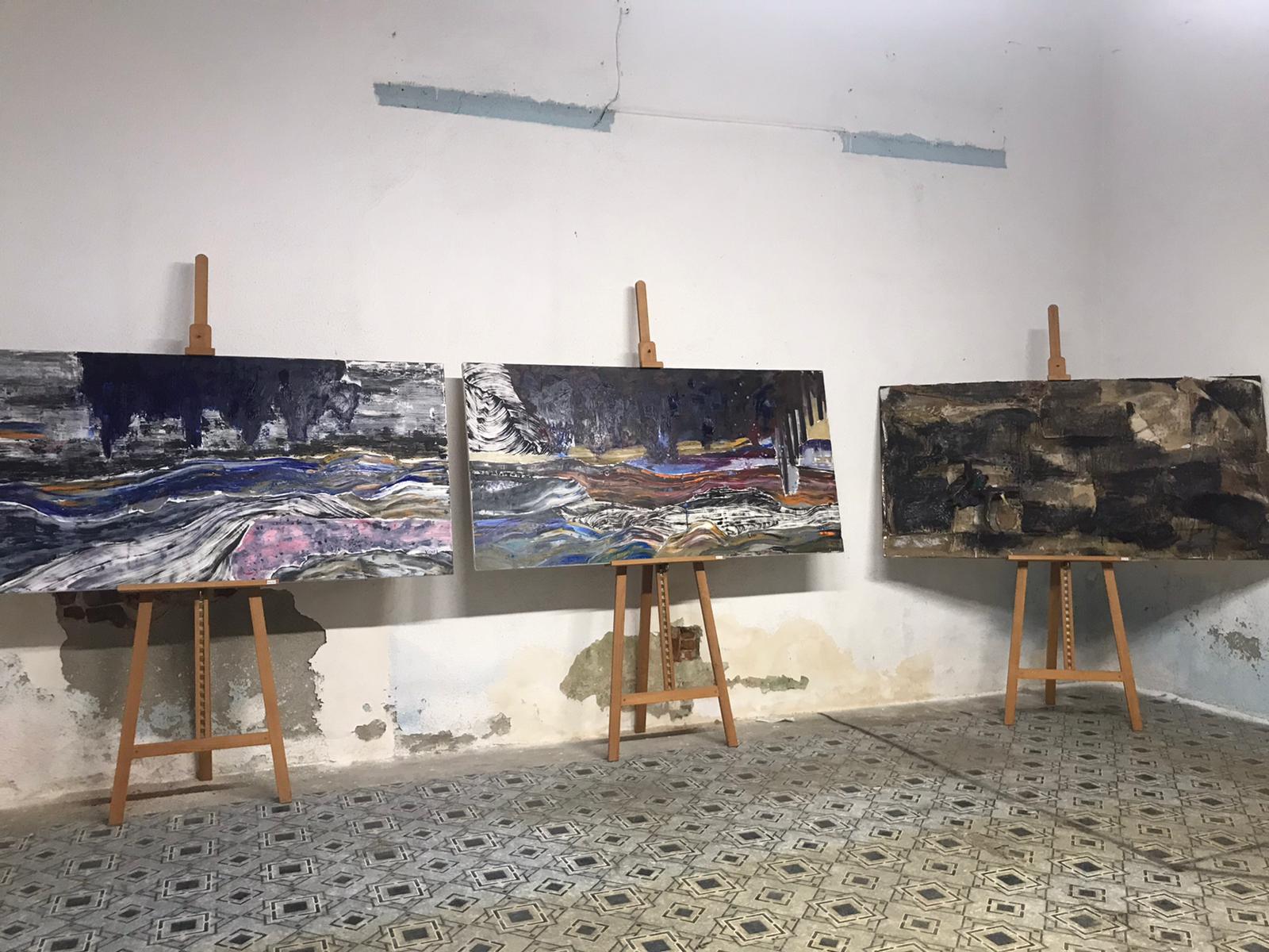 Elevii de la Liceul de Artă din Sibiu au expus pentru prima dată lucrări la Noaptea Albă a Galeriilor