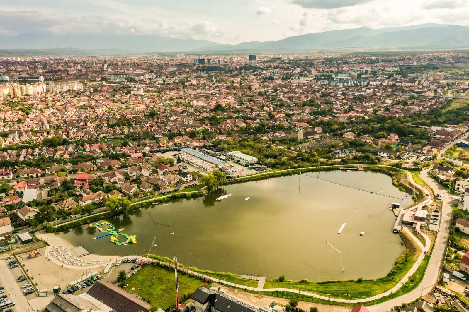 Viitorul cămin pentru vârstnici al Sibiului va fi construit lângă Lacul lui Binder. Foto: Primăria Sibiu