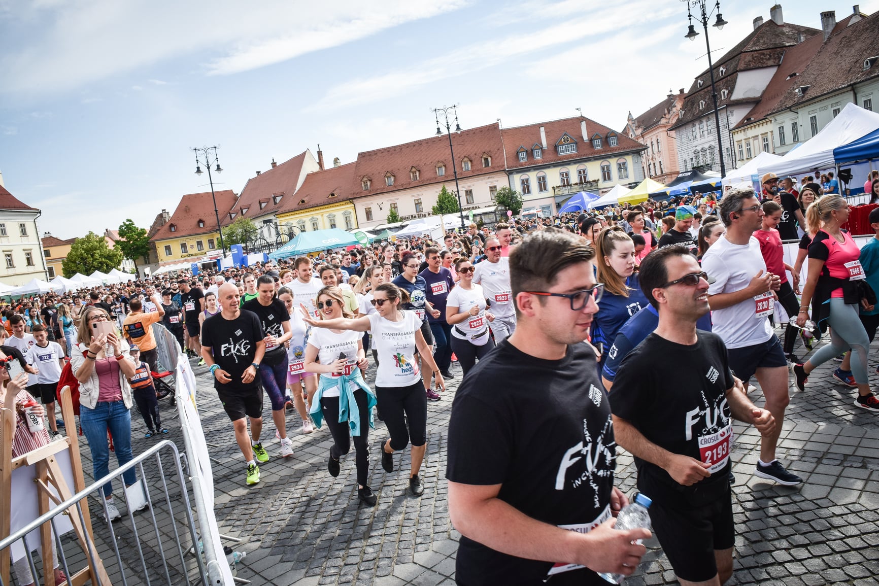 FOTO Sibiul e la maraton. A început cel mai important eveniment de caritate al orașului