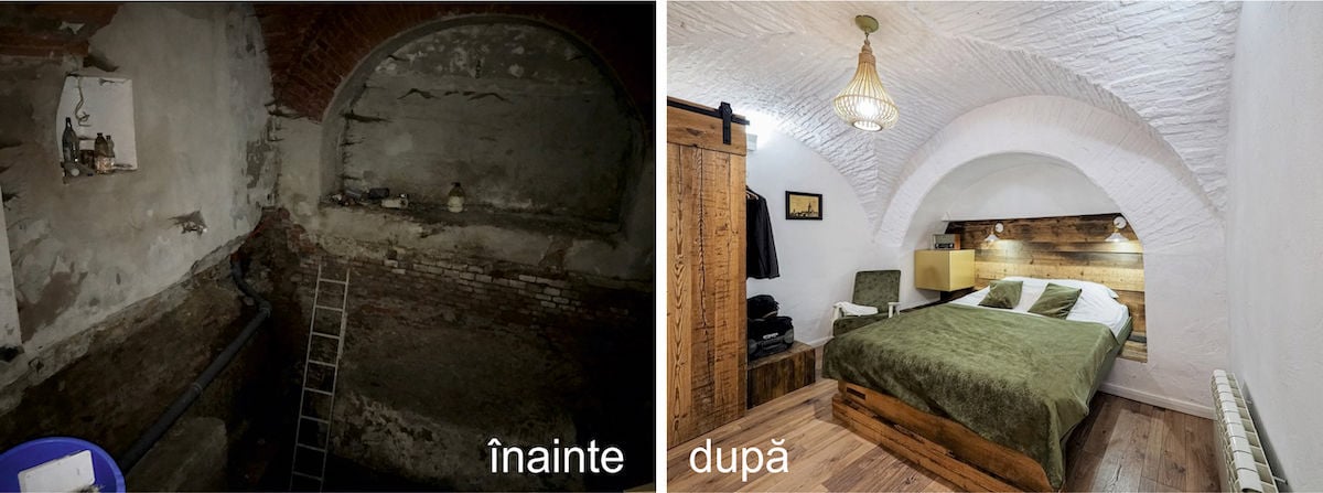 FOTO Și ruinele pot fi salvate. 2.000 de euro pe metru pătrat să faci o locuință dintr-o văgăună din centrul Sibiului