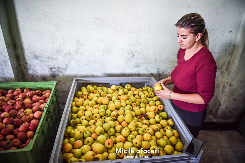 O familie din Sibiu produce sucuri 100% naturale, cu fructe culese din propria livadă. „Câteodată, oamenii nu cred că nu punem zahăr”