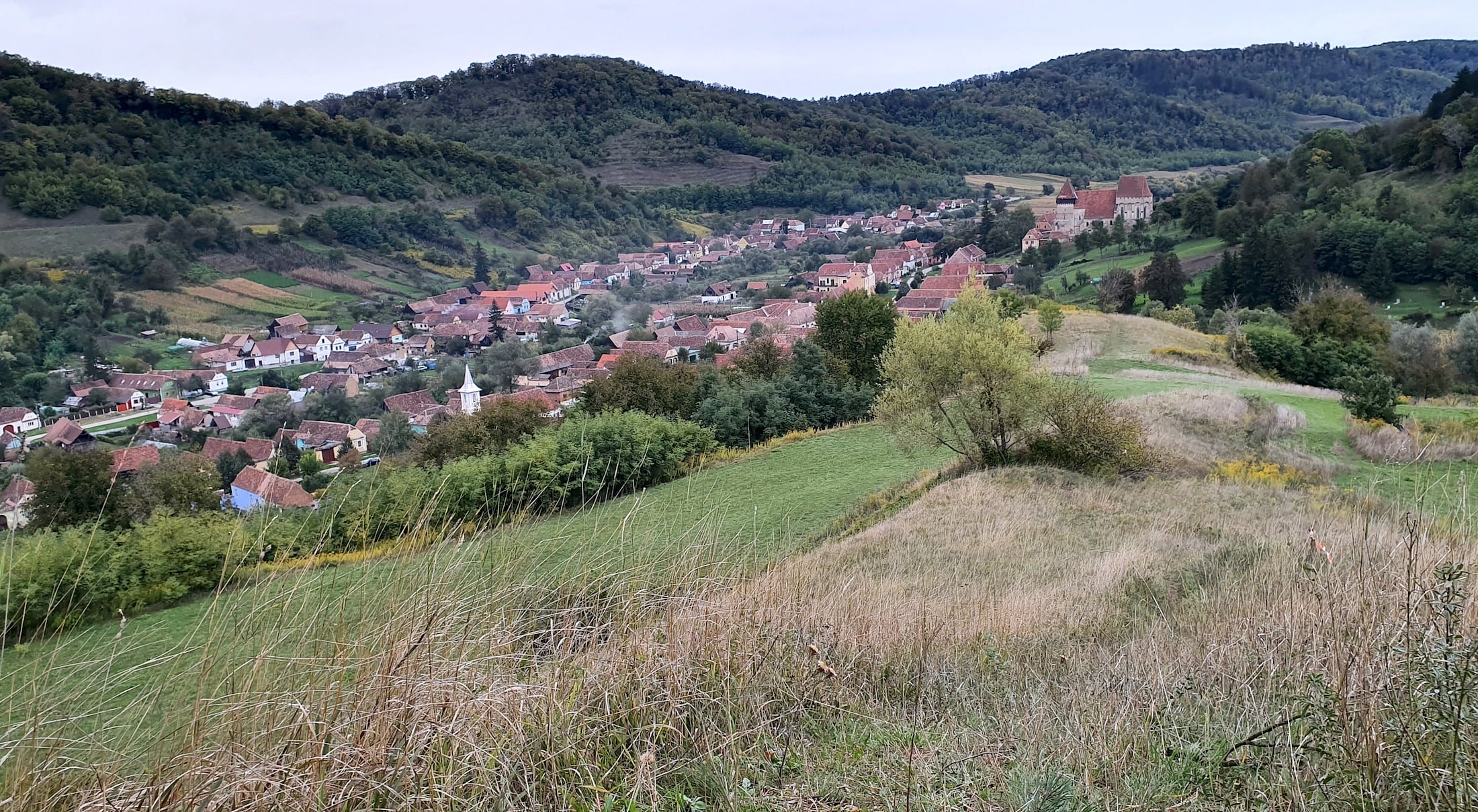 Pe toată Via Transilvanica, ziua 11. Am ajuns la Sibiu: pe coline răsar castele și biserici fortificate