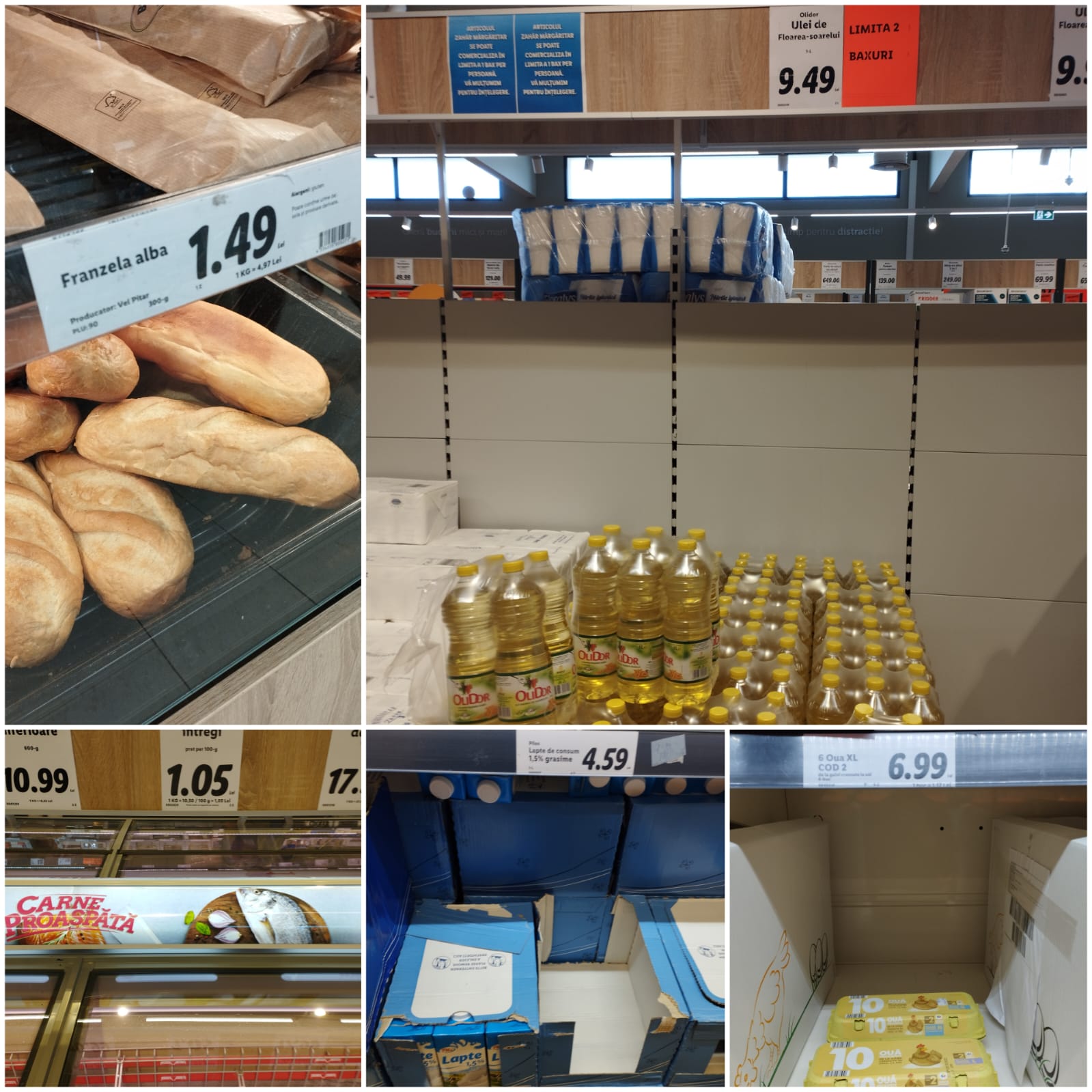Cele mai ieftine produse în principalele supermarketuri din Sibiu: diferențe de până la 15 lei la un coș cu cinci produse de bază